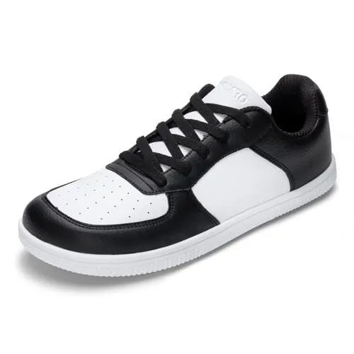 SAGUARO Barefoot Mujer Zapatillas Hombre Ligeras y Cómodas Deportivas Casual Calzado Minimalistas Antideslizante Zapatos Descalzos para Diario Urbano Caminar Color Panda Talla 39 EU