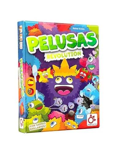 MERCURIO - PELUSAS REVOLUTION - Juego de Cartas para la Familia - Juego de Mesa con Nuevas Cartas y Mecánicas Emocionantes - 2-6 Jugadores - A partir de 8 años
