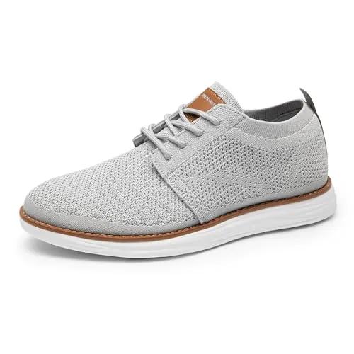 Bruno Marc Zapatos Cordones Verano Vestir Hombre,Gris,43
