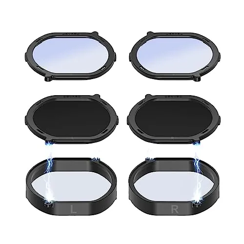 Scalewbin Lentes de prescripción VR para objetivos PS VR2, miopía, antiazul, protector de liberación rápida para PSVR2