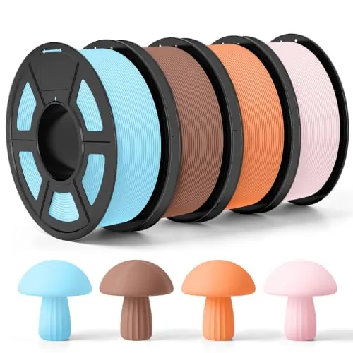 TECBEARS Rapid PLA Mate Filamento 1.75mm Pack Multicolor 4KG
