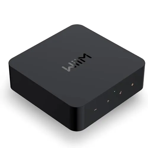 WiiM Pro Receptor AirPlay 2 Bluetooth, Google Cast Audio, WiFi Streamer Multizona, Funciona con Alexa, Siri y Google Assistant, Stream Hi-Res Audio de Spotify, Amazon Music, Tidal y etc