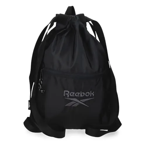 Reebok Dena Mochila Saco, Negro, 35x46 cms