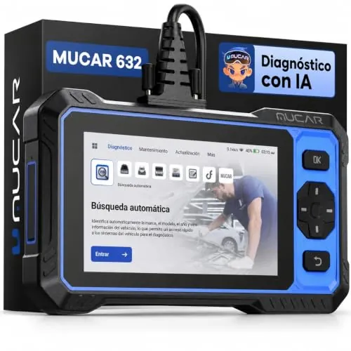 mucar 632 Diagnosis Coche Multimarca de 4 Sistema con 15 Funciones de Reinicio