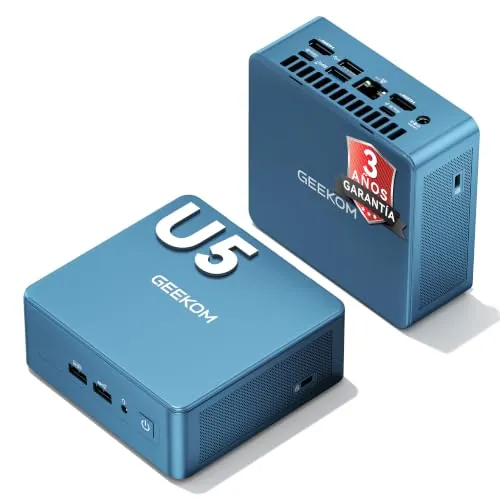 GEEKOM IT12 Mini PC Intel Core U5 125U, 16GB DDR5 512GB SSD, Agentic PC