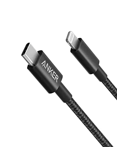 Anker 331 Cable USB C a Lightning, nylon, MFi, 1,8 m
