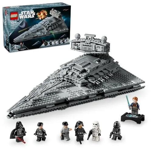 LEGO Star Wars 75394 Destructor Estelar Imperial - Juguete de Construcción de Nave con Interior Detallado -7 Minifiguras de Darth Vader - Regalo para Niños de 10+ Años Fans de Una Nueva Esperanza