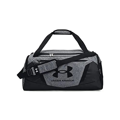 Under Armour Unisex Contain Duo Duff MD, Gris Claro Jaspeado Medio (012)/Negro, XS, Undeniable 5.0 Bolsa de Lona