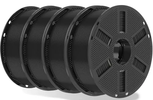 JAYO Negro*4 PLA Filamento 1.75mm 4.4kg Bundle