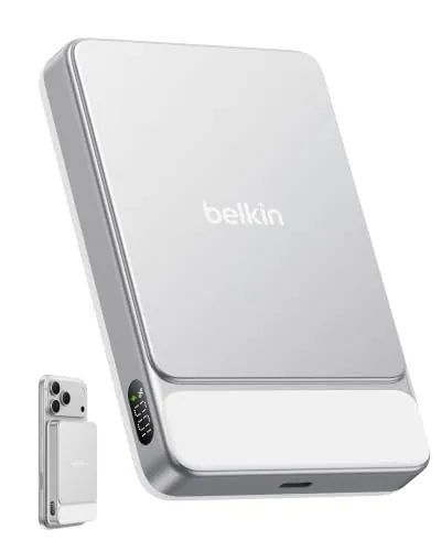 Belkin UltraCharge Batería Externa Magnética 10000 mAh Puerto USB- C Blanco