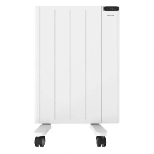 Mellerware Radiador Eléctrico Bajo Consumo 1000W WiFi Emisor Térmico 10 m² | Emisor térmico WiFi de 1000 W para hasta 10 m², con programación semanal, modo ECO, antihielo y detección de ventana abierta.
