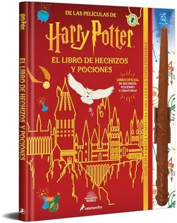 El libro de hechizos y pociones (libro oficial) (Harry Potter): Con una varita luminosa para leer la tinta invisible
