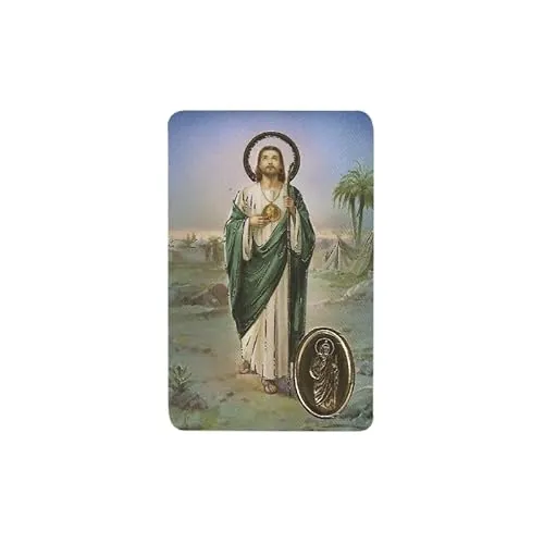 Generic Estampa San Judas Tadeo con Medalla, Religion/Religious Card