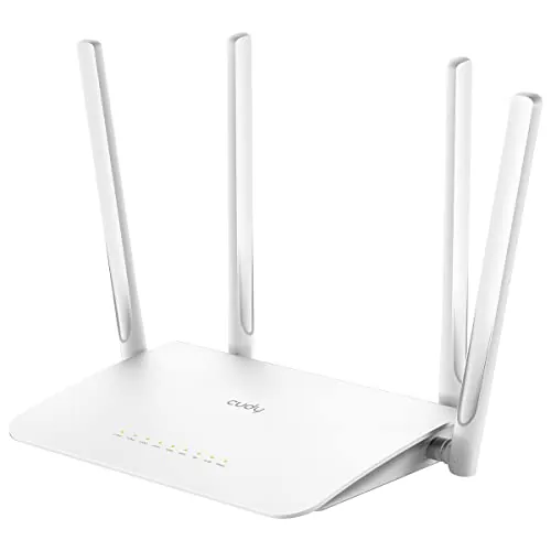 Cudy Router Wi-Fi Mesh Gigabit AC1200, 5 Puertos GbE, VPN Completa, WR1300