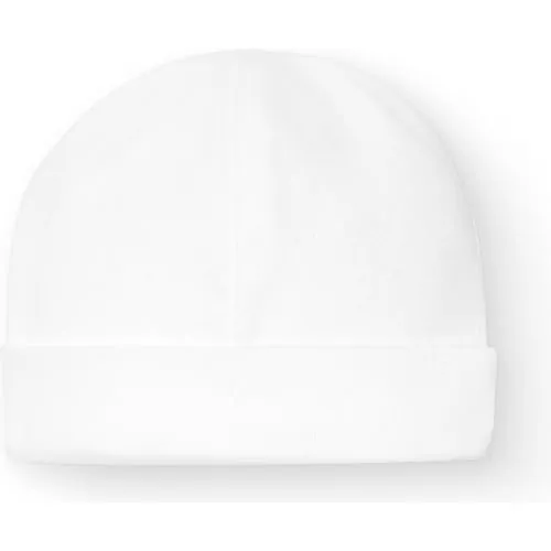 BABIDU Gorrito Nacimiento, Unisex Bebé, Blanco (White), 0 Meses