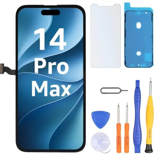 LL TRADER Pantalla para iPhone 14 Pro MAX LCD 6.7" y Kit de Reparación A