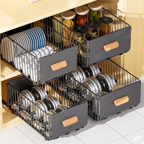 2 Paquetes Cajones Extraibles Para Cocina, Cajones Deslizantes Para Cocina