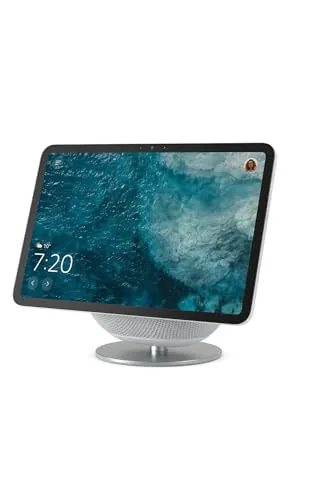 Soporte ajustable de Amazon: diseñado para Amazon Echo Show 8 y 11 (modelos de 2025, vendidos por separado), color blanco