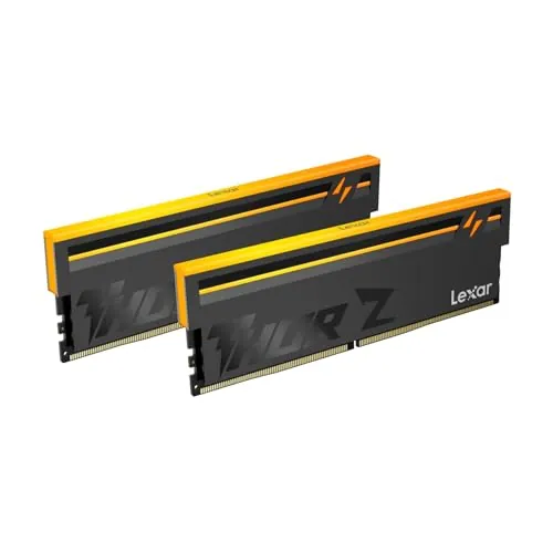 Lexar Thor Z Series RGB Memoria RAM DDR5 32GB Kit (2x16GB) 6000 MHz, DRAM 288-Pin UDIMM PC Memoria DDR5 para Computadora Juegos Alto Rendimiento Compatible con Intel XMP 3.0/AMD Expo 1.35V