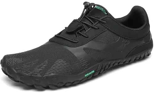 SAGUARO Hombre Mujer Zapatillas Barefoot Minimalistas Calzado de Training Ligeras Cmodas para Caminar Senderismo Ciclismo Trail Running Trekking Playa Agua, Negro, 36 EU