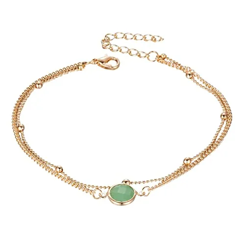 Tobillera de playa para mujer, estilo de niña, pulsera tobillera de playa, tamaño de joyería, pulseras de tobillo doradas para mujer, talla única, Metal