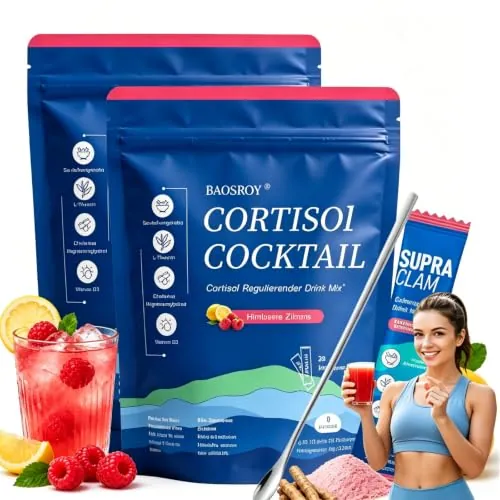 Super Cortisol,2026 Polvo de Cortisol Super 40 unidades,Cortisol Bajada de Peso,Permanecer Relajado y Reducir el Estrés de Forma Natura