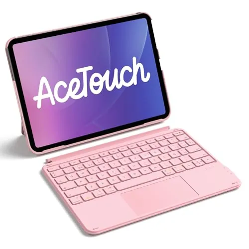 Inateck Funda con Teclado iPad A16/10ª Gen, Ultraligera 450g