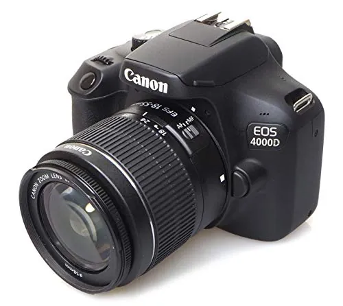 Canon Camera EOS 4000D + EF-S 18-55 DCIII