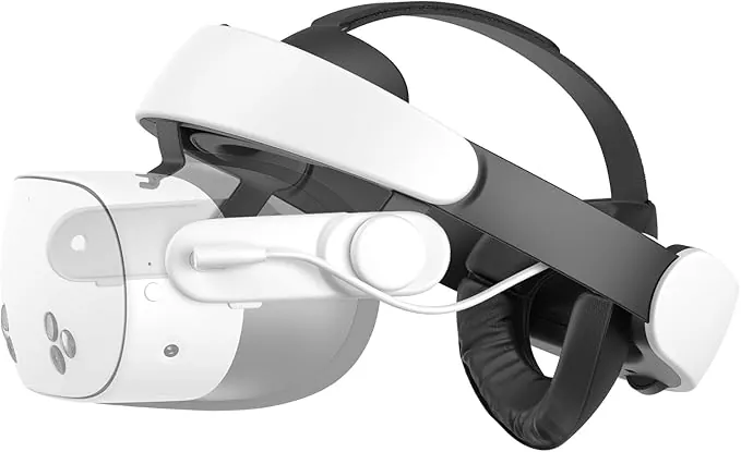 KIWI design H4 Boost Correa para la Cabeza con Batería Compatible con Meta Quest 3/3S Confort Correa Halo