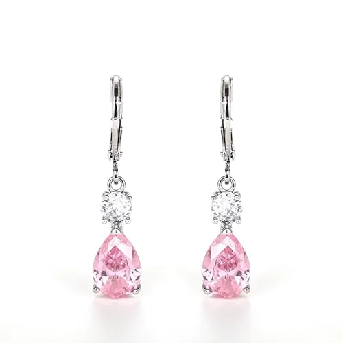 Exquisitos Pendientes de Aro con Incrustación de Circonita para Mujer, Elegantes Aretes de Lujo para Bodas, Banquetes, Fiestas y Temperamento, one size, Cobre, Circonita cúbica