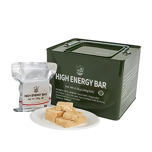 Ración de emergencia sabor a trigo, Galleta energética, 20 x 200g