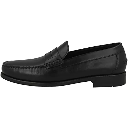 Geox U New Damon B, Mocasines Hombre, Negro, 46 EU