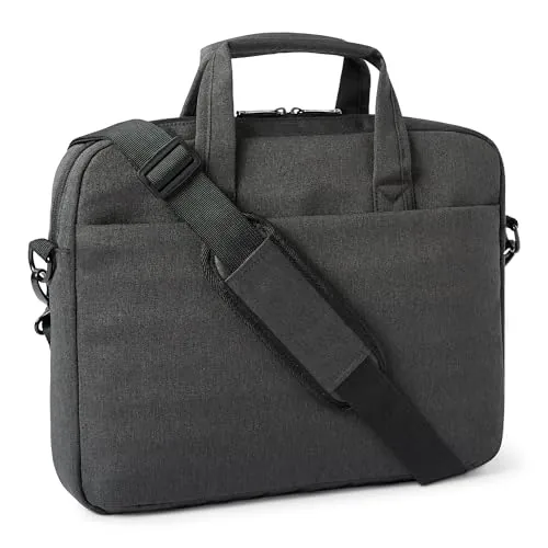 Amazon Basics Bolsa para portátil de 15.6 pulgadas (39.6cm) para mujeres y hombres, bolsa para ordenador y tableta, negra