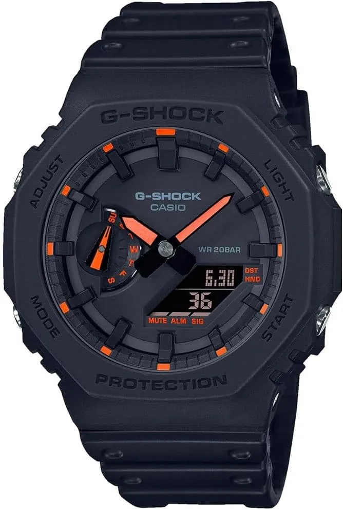 Casio Reloj G-Shock para hombre en resina y carbono - CA.GA-2100-1A4ER