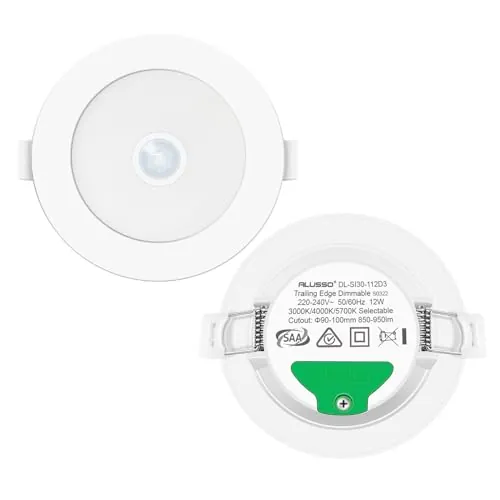 ALUSSO 12W 950LM Downlight LED Techo Empotrable con Sensor de Movimiento