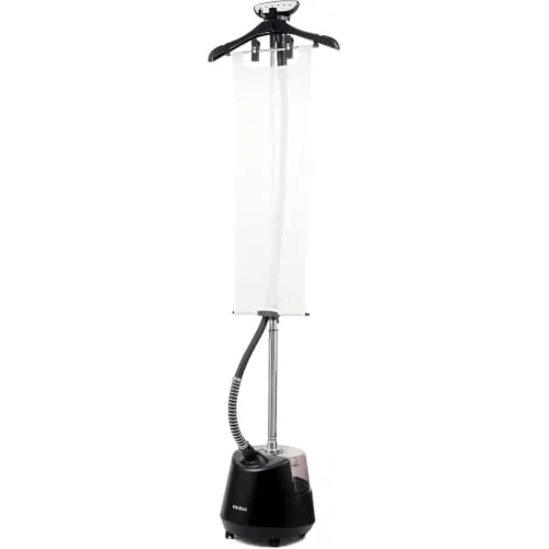Fridja f1200 Clothes Steamer Pro, Vaporizador Vertical de Ropa 2200W para Trajes, Vestidos, Prendas Delicadas y Cortinas, 47 g/min, Depósito 3 L, Listo en 35 Segundos, Hogar, Tienda y Eventos