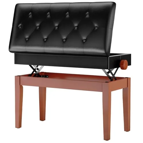 MAMIZO Banqueta Piano Regulable en Altura 72x33x58CM, Banco Piano