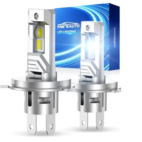 Marsauto Bombillas LED H4, Brillo 1200%