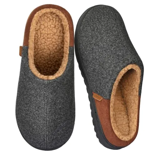 Donpapa Zapatillas Casa Hombre Invierno Cómodas Pantuflas y Espuma Memoria