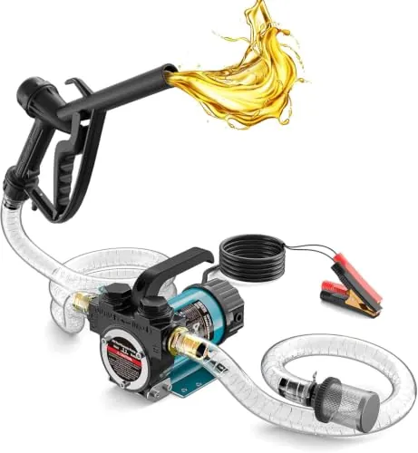 SEESII Bomba trasvase gasoil 12V eléctrica, para diésel y queroseno