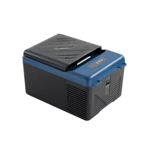 zcamp KI9 9L Nevera Portátil Eléctrica Refrigerador de Coche 12V 24V mini frigorífico CA 220v para Hogar, Camping, Viajes, Automóvil, 20ºC a 20ºC