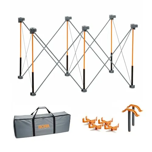 BORA Centipede CK6S – Mesa Trabajo Plegable 60×120 cm, 600 kg, Acero