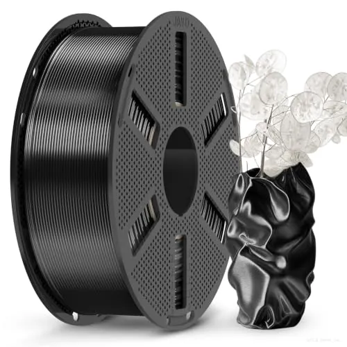 JAYO Color Negro PLA Silk Filamento 1.75mm 1.1kg