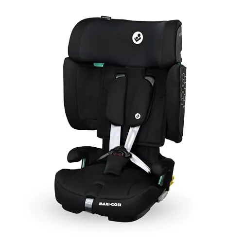 Maxi-Cosi Nomad XL Plus, Silla Coche Evolutiva, 15 Meses a 12 Años, 76-150 cm, Silla Coche Plegable de Viaje, Protección contra Impactos Laterales G-CELL, Bolsa de Viaje, Authentic Black