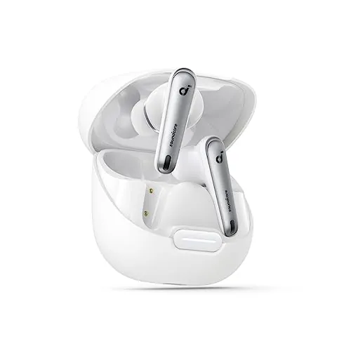 Soundcore de Anker Liberty 4 NC Auriculares Inalambricos Bluetooth, 98,5% Reducción del Ruido, Cancelación Ruido Adaptable a oídos y Entorno, Hi-Res Audio, 50 Horas, Carga inalámbrica, Bluetooth 5.3