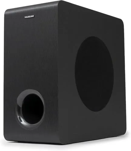 VULKKANO SUB6 MKII Subwoofer Activo Compacto de 6 Pulgadas con Graves Profundos y Diseño Elegante para Cine en Casa, Música y Videojuegos,Frecuencia de 50Hz a 200Hz