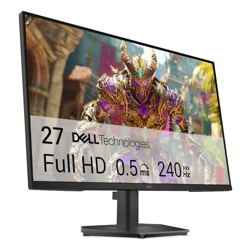 DELL 27 Monitor Gaming - SE2726HG, Full HD (1920x1080), 240Hz, Fast IPS