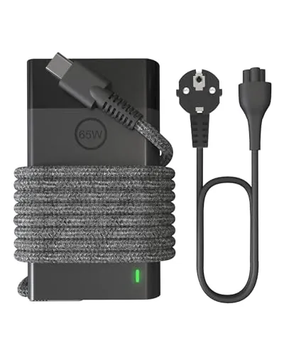 Cargador Portatil Tipo C 65W para HP Omnibook X EliteBook X360 Ordenador