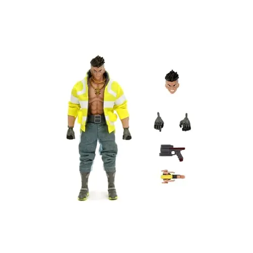 Jada Cyberpunk Edgerunners Figura David 15 cm articulada, Accesorios Intercambiables, 20 Puntos articulación, Caja Ventana coleccionista, Licencia Oficial, 14 años (9335004314R00)