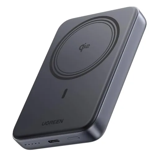 UGREEN Zapix Qi2 15W Power Bank Magsafe 10000mAh Batería Externa USB C 20W